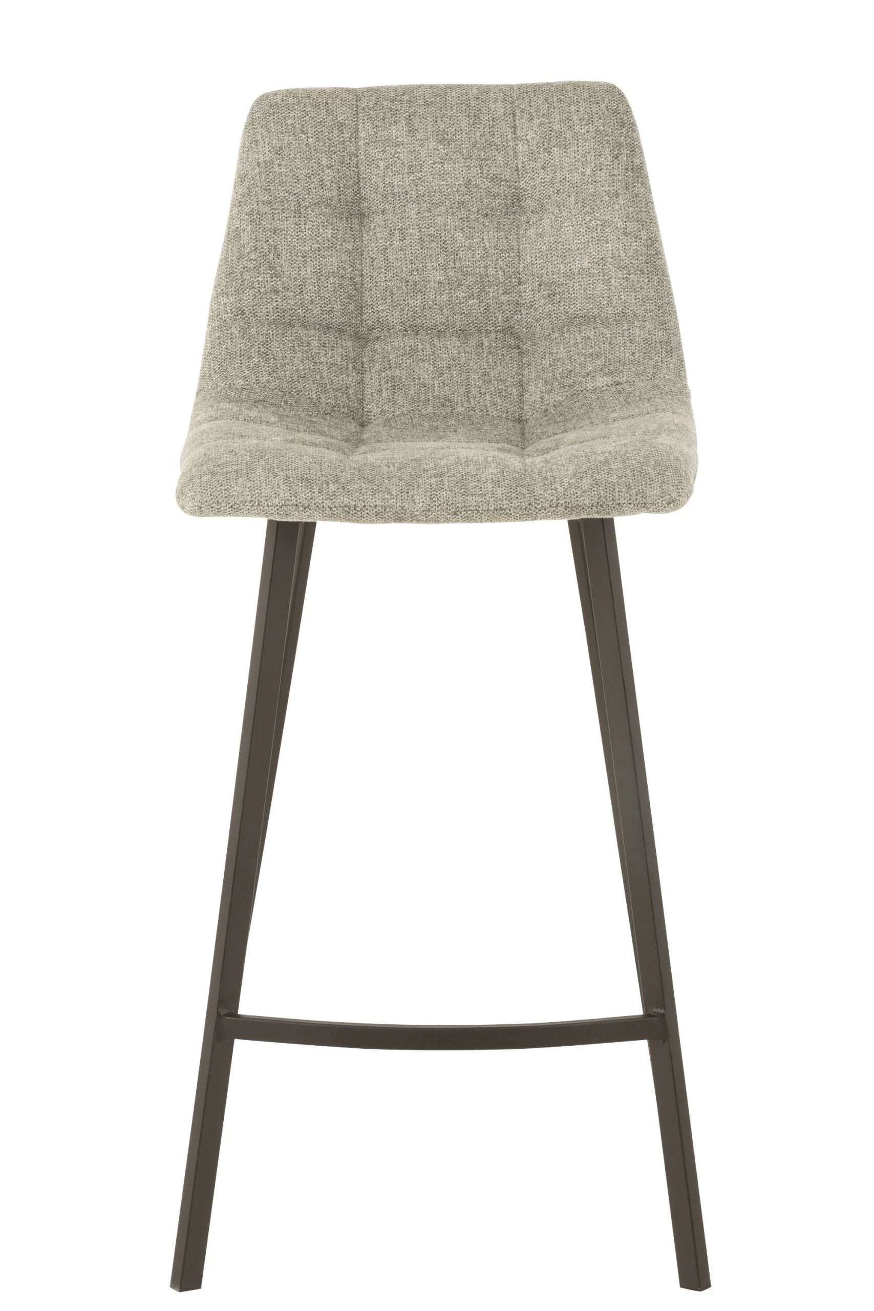 Barstoel Stephane Textiel/metaal Grijs - Afbeelding 6