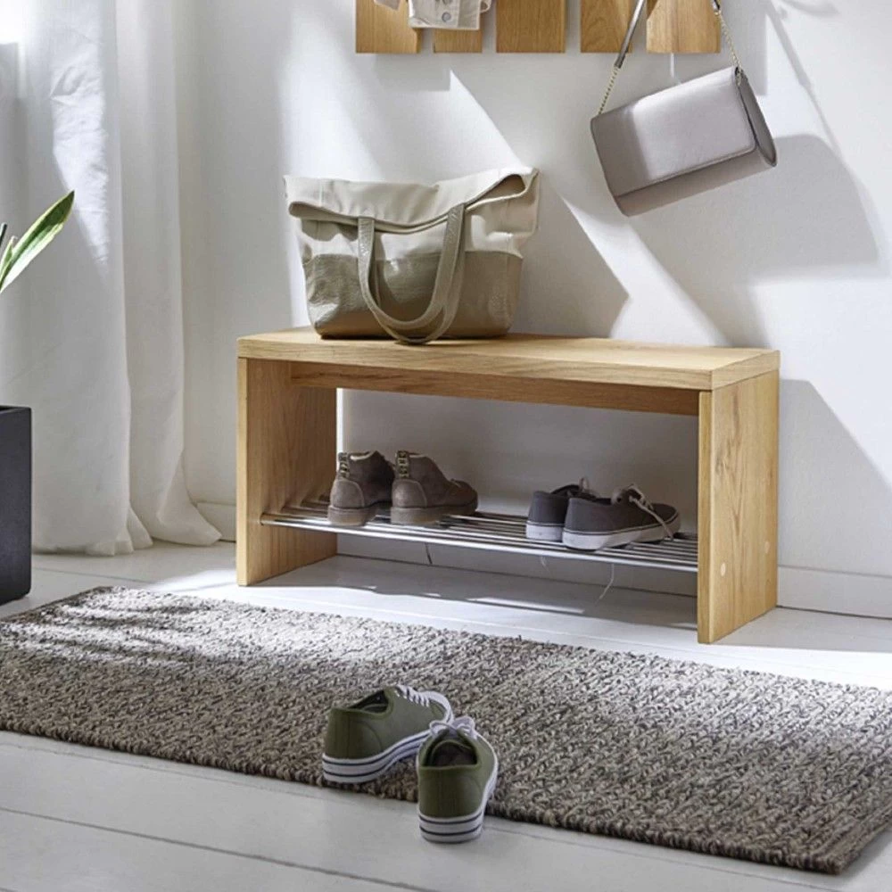 Schoenenbank Serkan 81cm - Eik