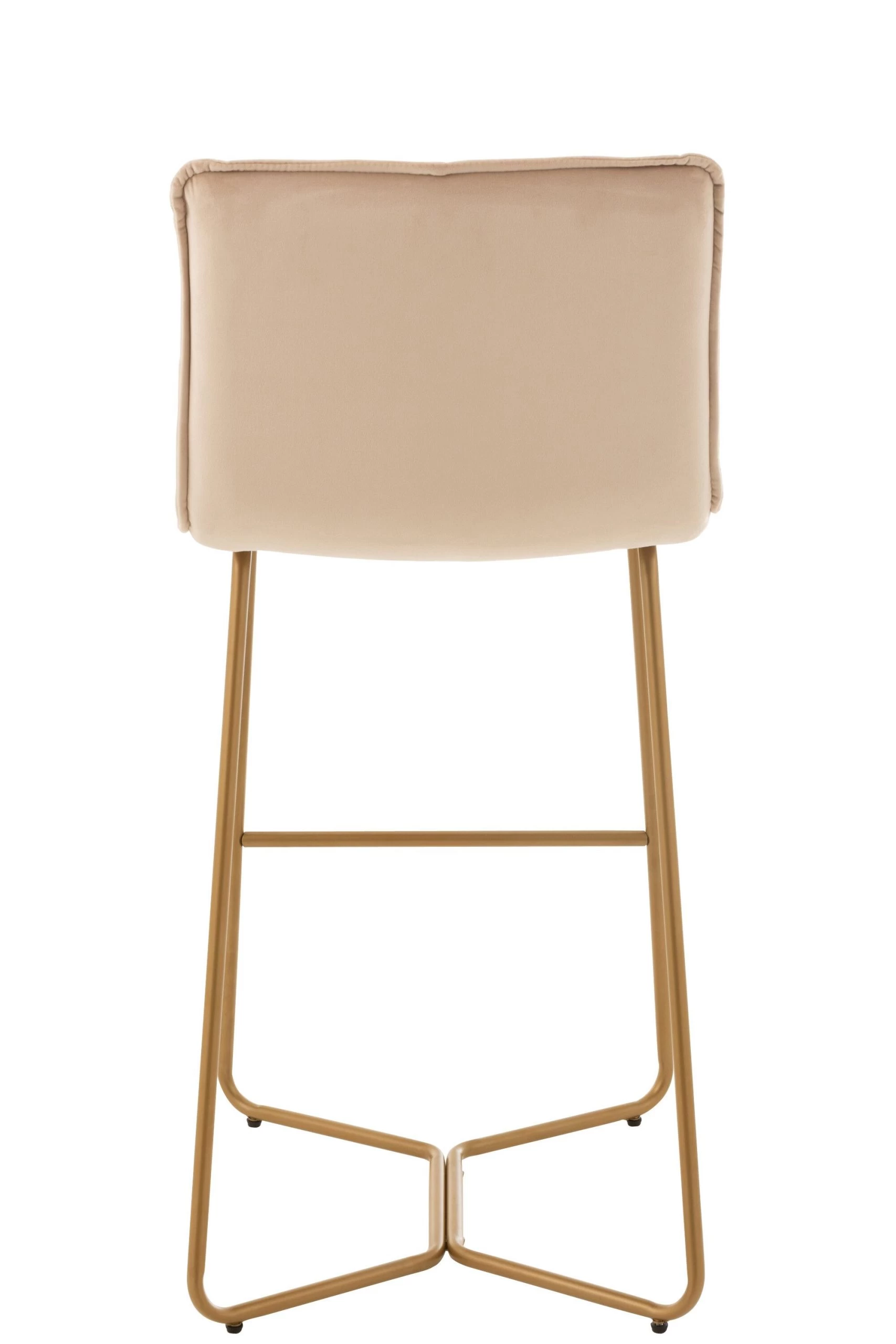 Barstoel Pierre Metaal/textiel Beige - Afbeelding 2