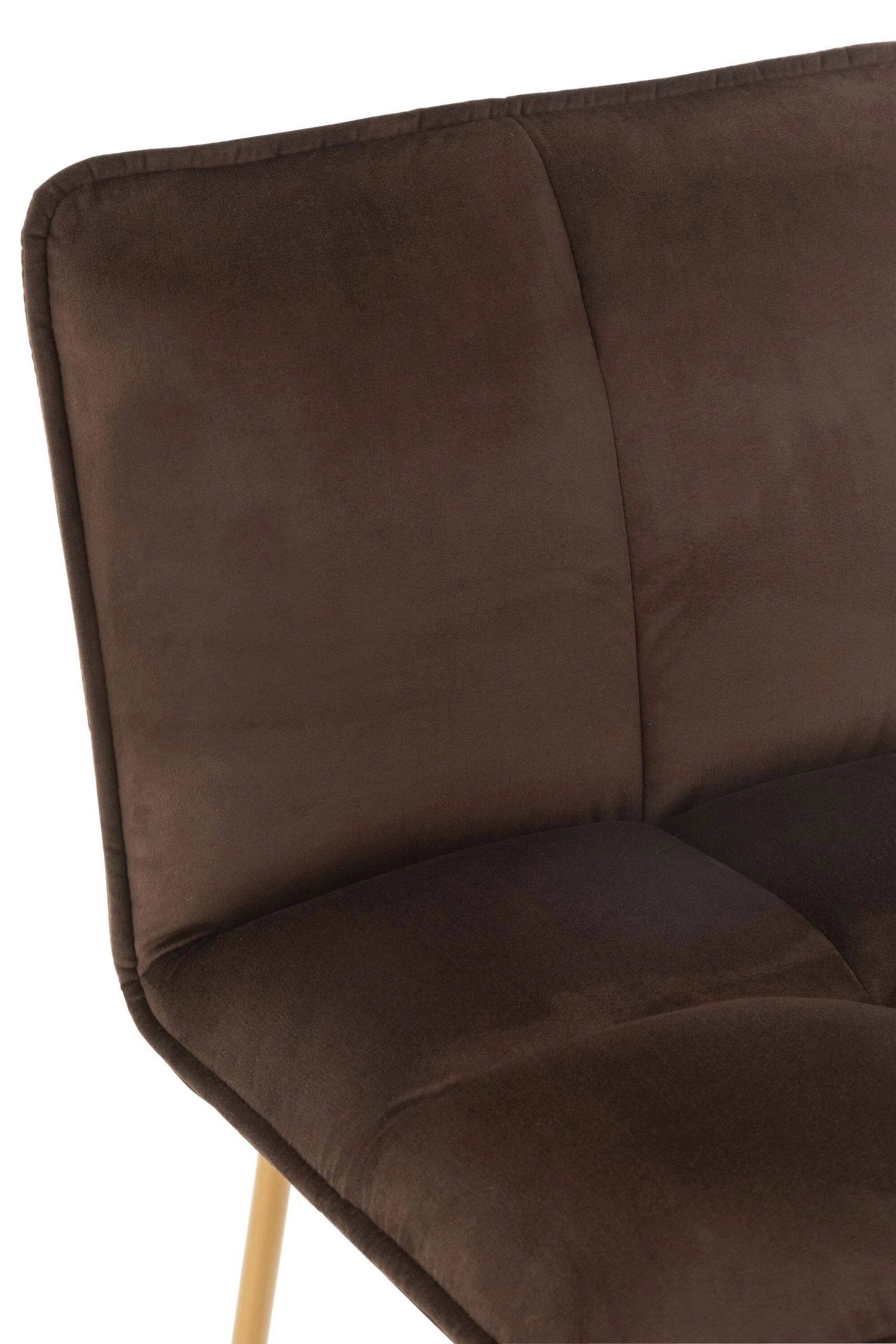 Barstoel Pierre Metaal/textiel Donker Bruin - Afbeelding 6