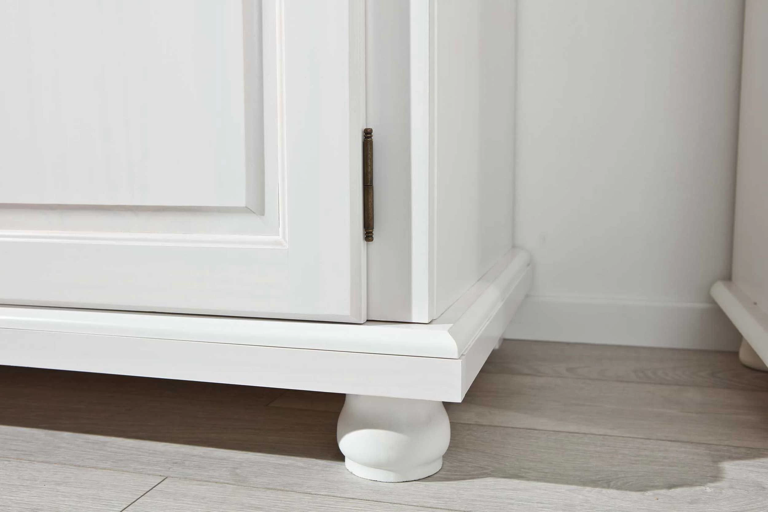 Kledingkast Bastian 104cm Met 2 Deuren - Wit - Afbeelding 6