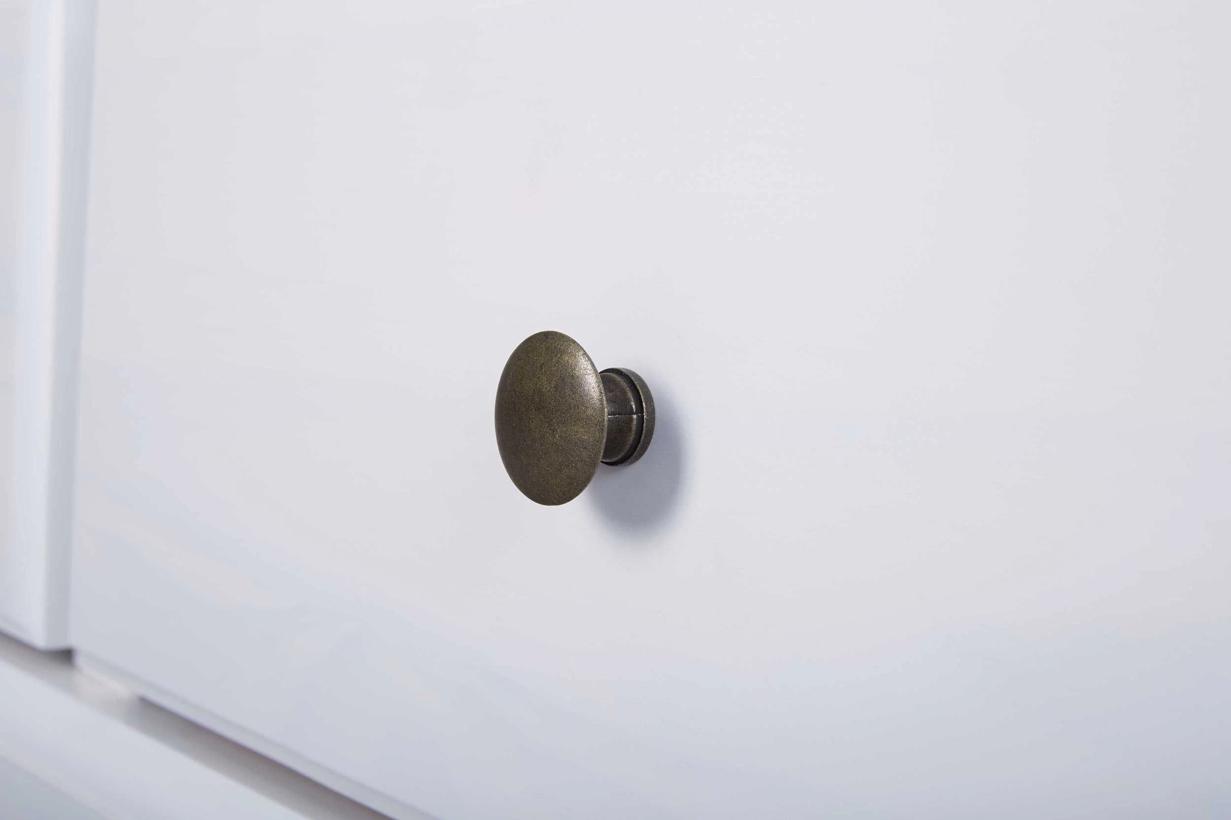 Kledingkast Karel 150cm Met 3 Deuren & Spiegel - Wit - Afbeelding 3