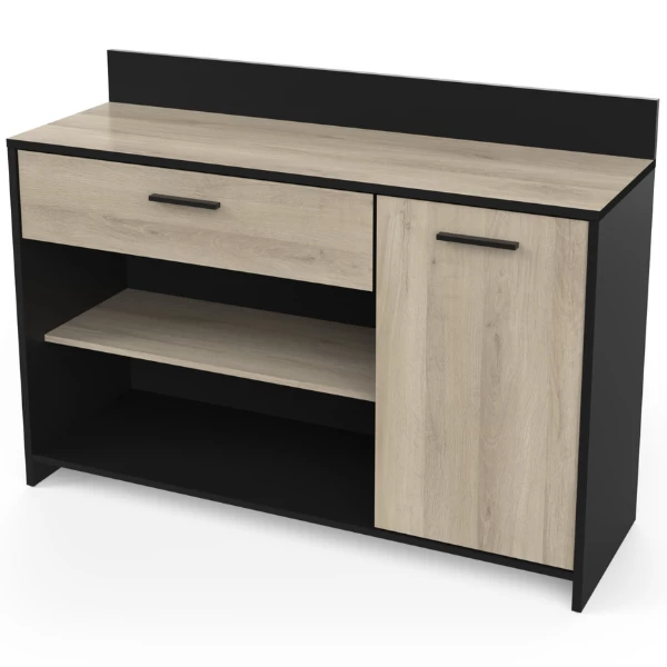 Microgolfkast Romanie-Kronberg Eik/matzwart - Afbeelding 5