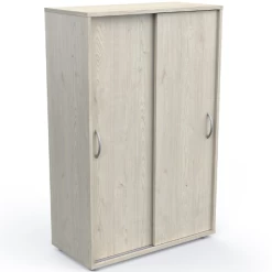 Opbergkast Nexine 2 Schuifdeuren En 2 Legplanken-Topanga Eik