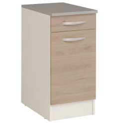 Onderkast Eko 40x60 Cm Met Lade En Deur - Eik