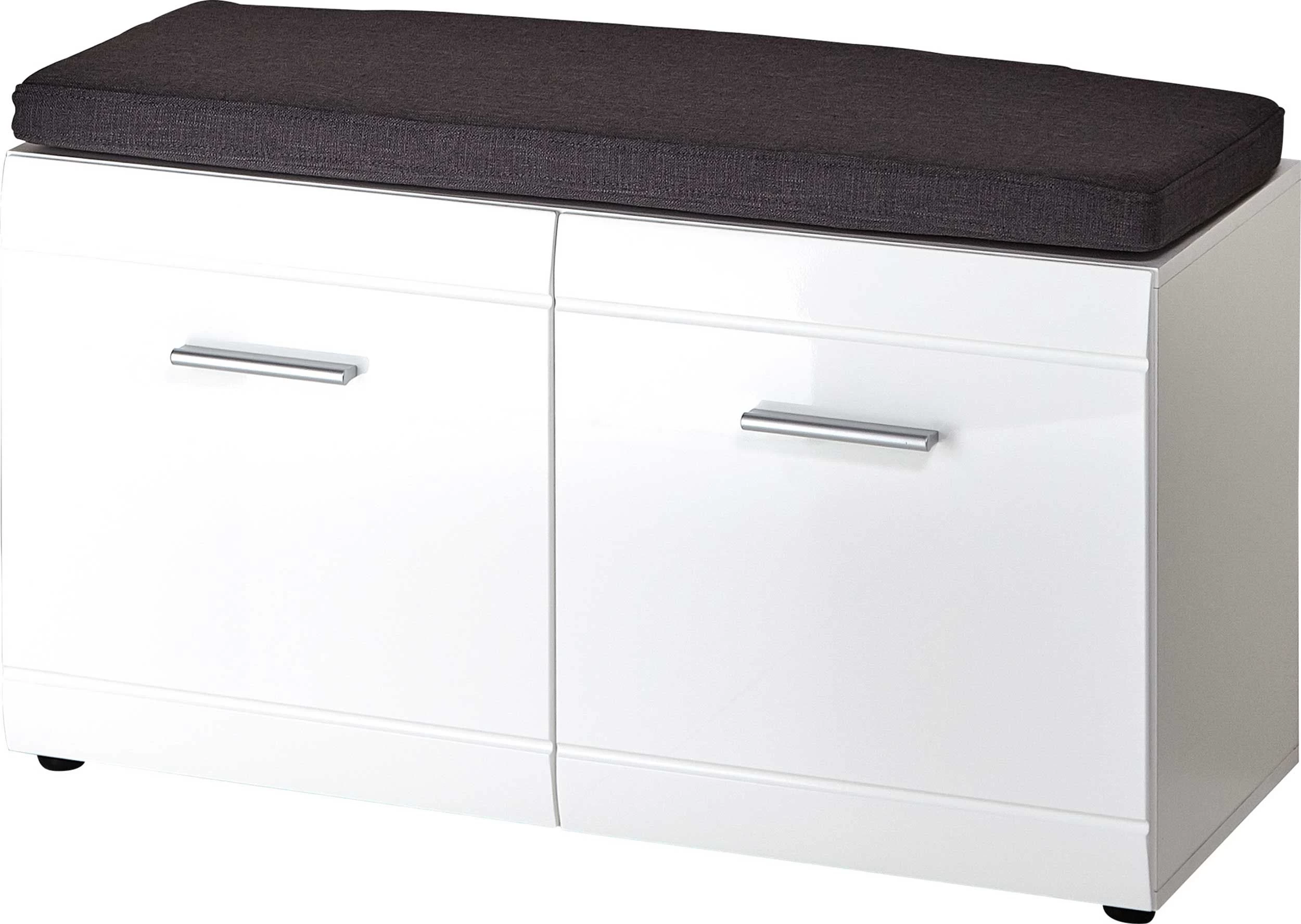 Schoenenkast Allan 96cm Met 2 Deuren - Wit - Afbeelding 6