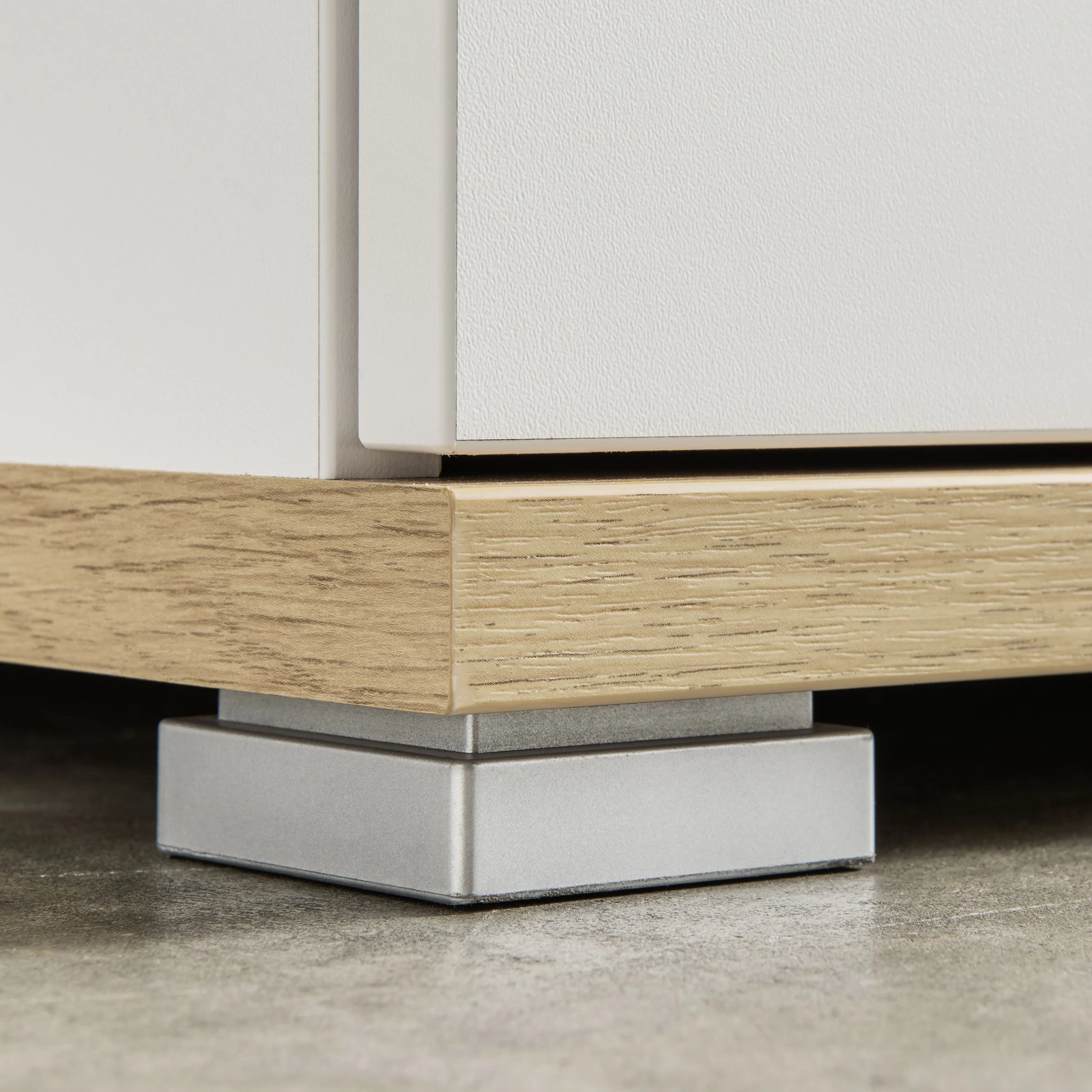 Garderobekast Stoffel 59cm - Wit/eik - Afbeelding 9