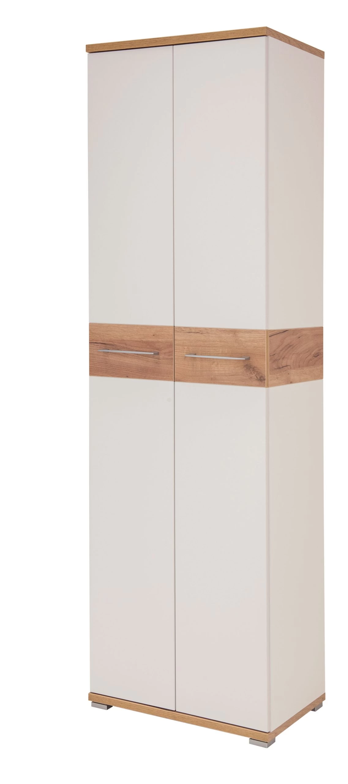 Garderobekast Stoffel 59cm - Wit/eik - Afbeelding 10