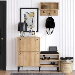 Schoenenkast Emerald | 18mm Melamine | 110x92x35 Cm