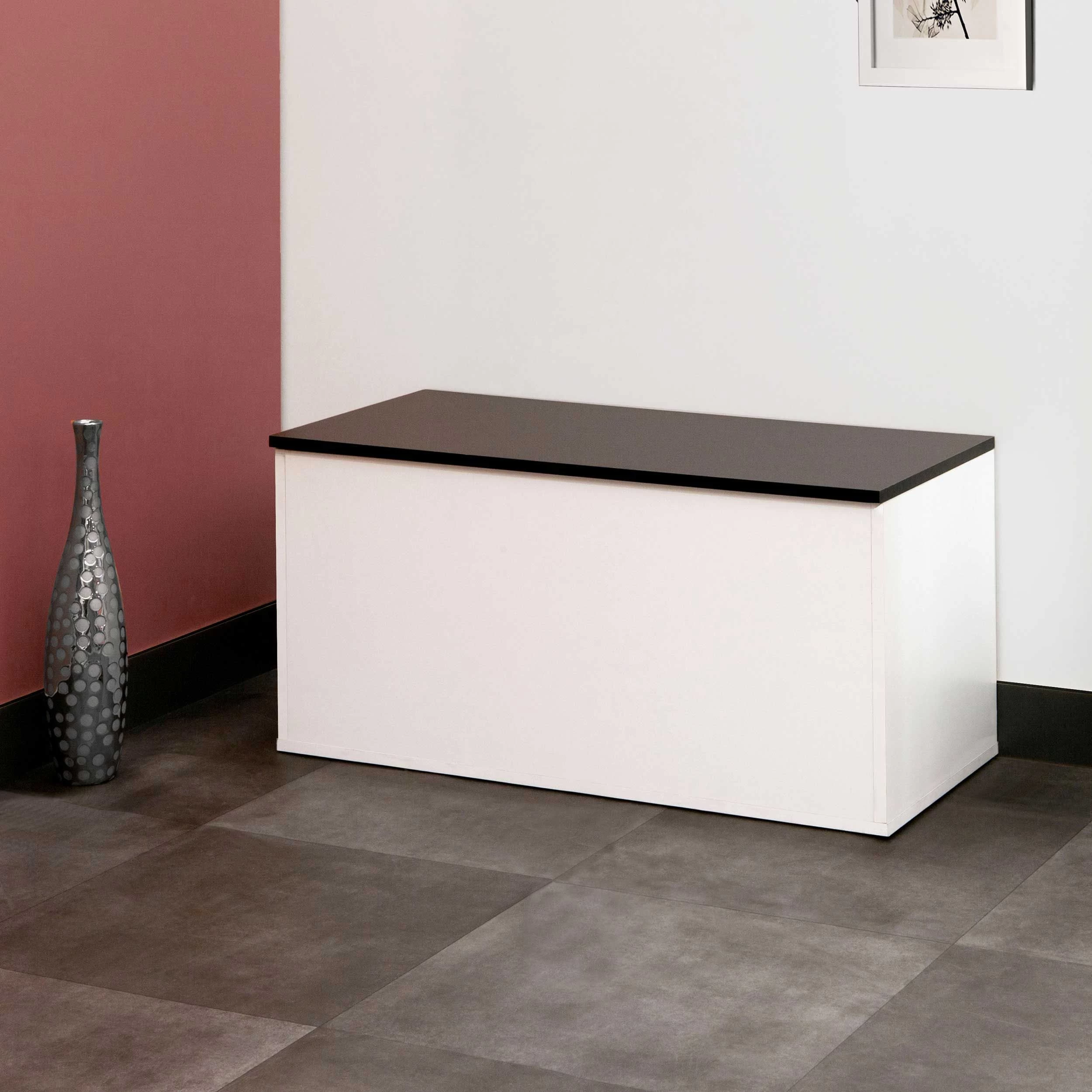 Bank Knox Met Opbergruimte - Wit/zwart - Afbeelding 10