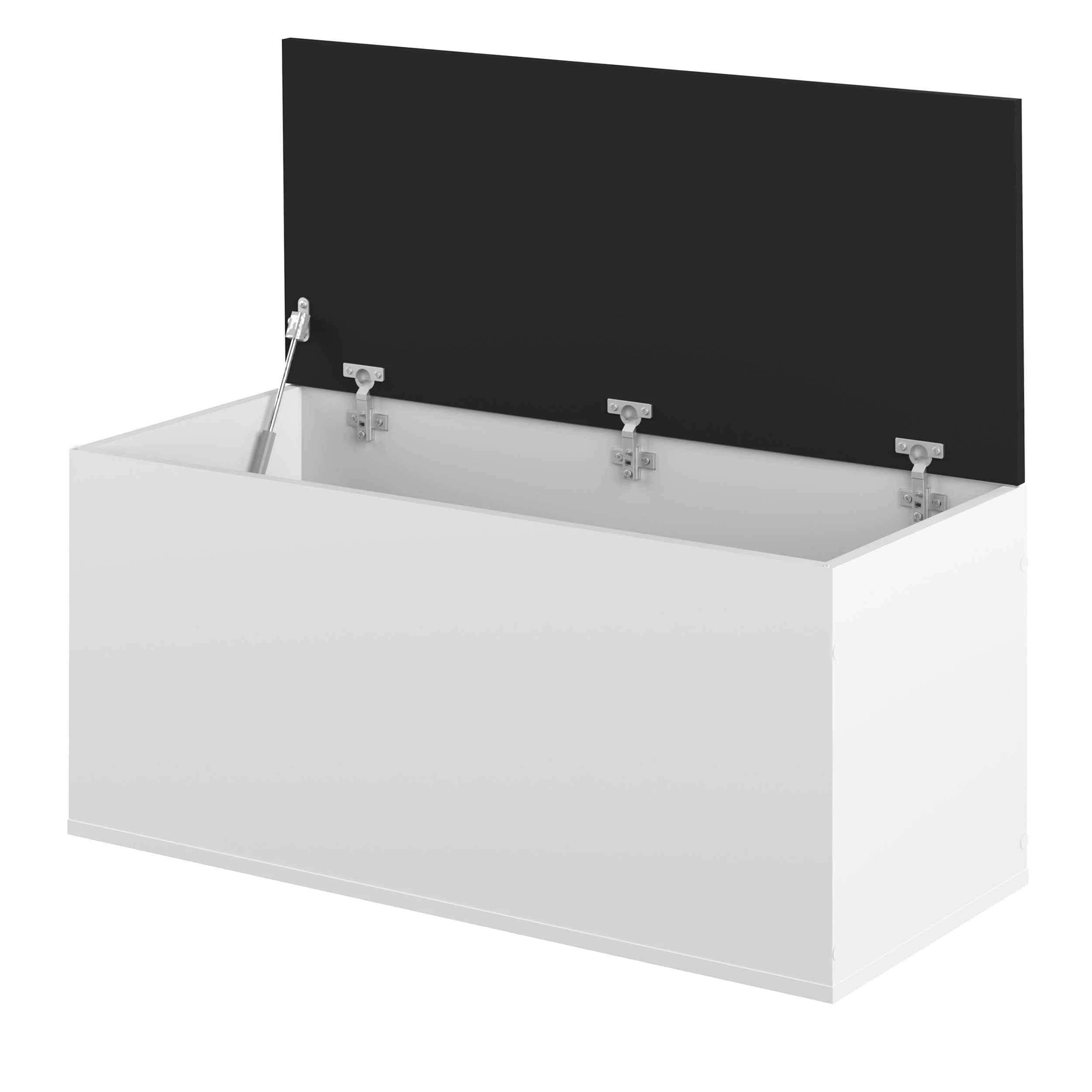 Bank Knox Met Opbergruimte - Wit/zwart - Afbeelding 7