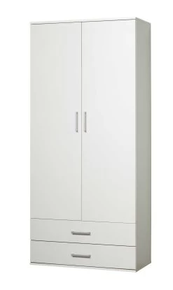 Opbergkast Ronny Met Stofzuigervak - Wit