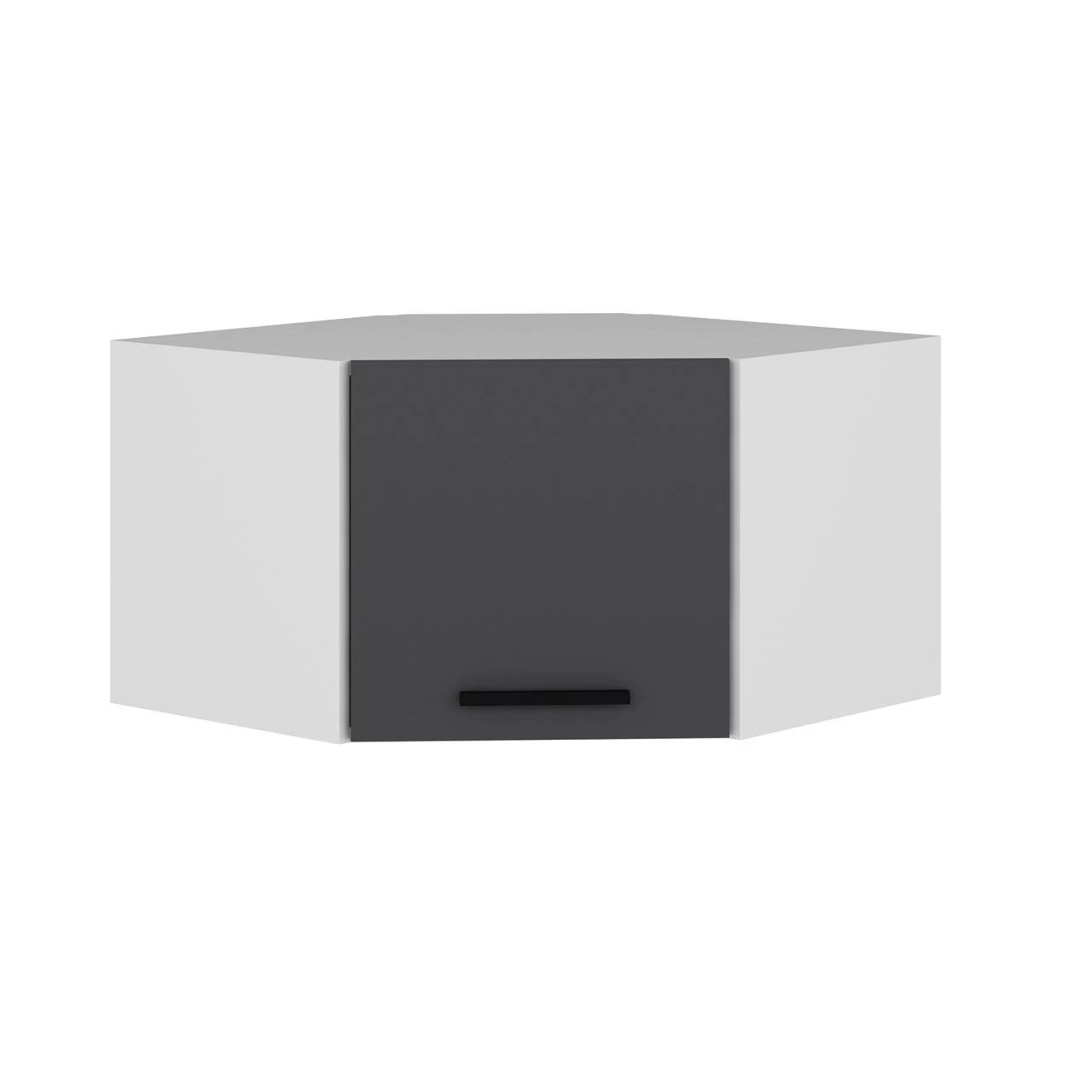 Stijlvol Woody Wandkastje | Wit Antraciet". - Afbeelding 3