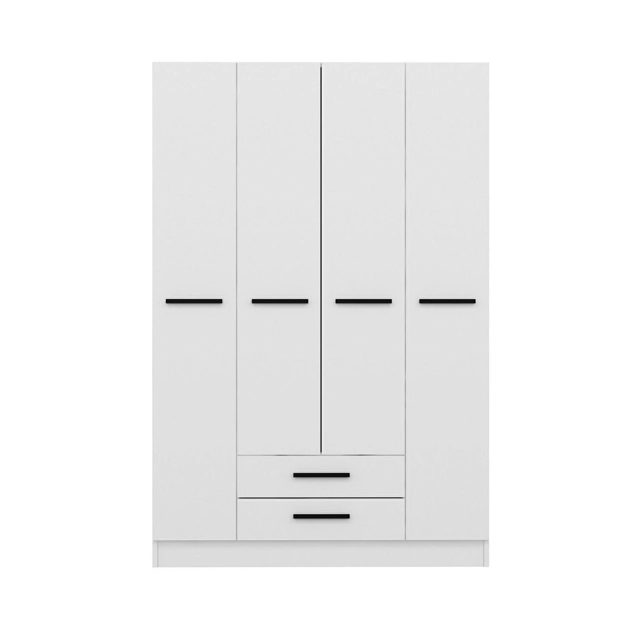 Woody Fashion Kledingkast Wit - 180x180x52cm - Afbeelding 5