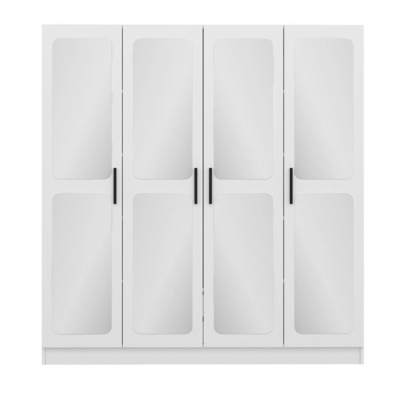 Woody Kledingkast - Wit Melamine, 180x190x52 Cm - Afbeelding 3