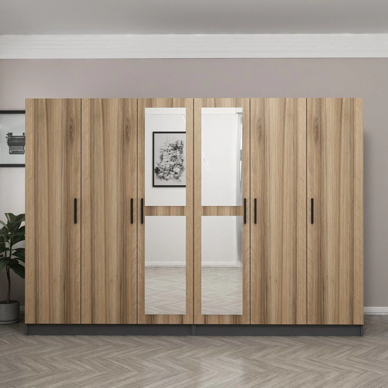 Woody Fashion Tweepersoonskast | 100% Melamine | Dore - Afbeelding 8