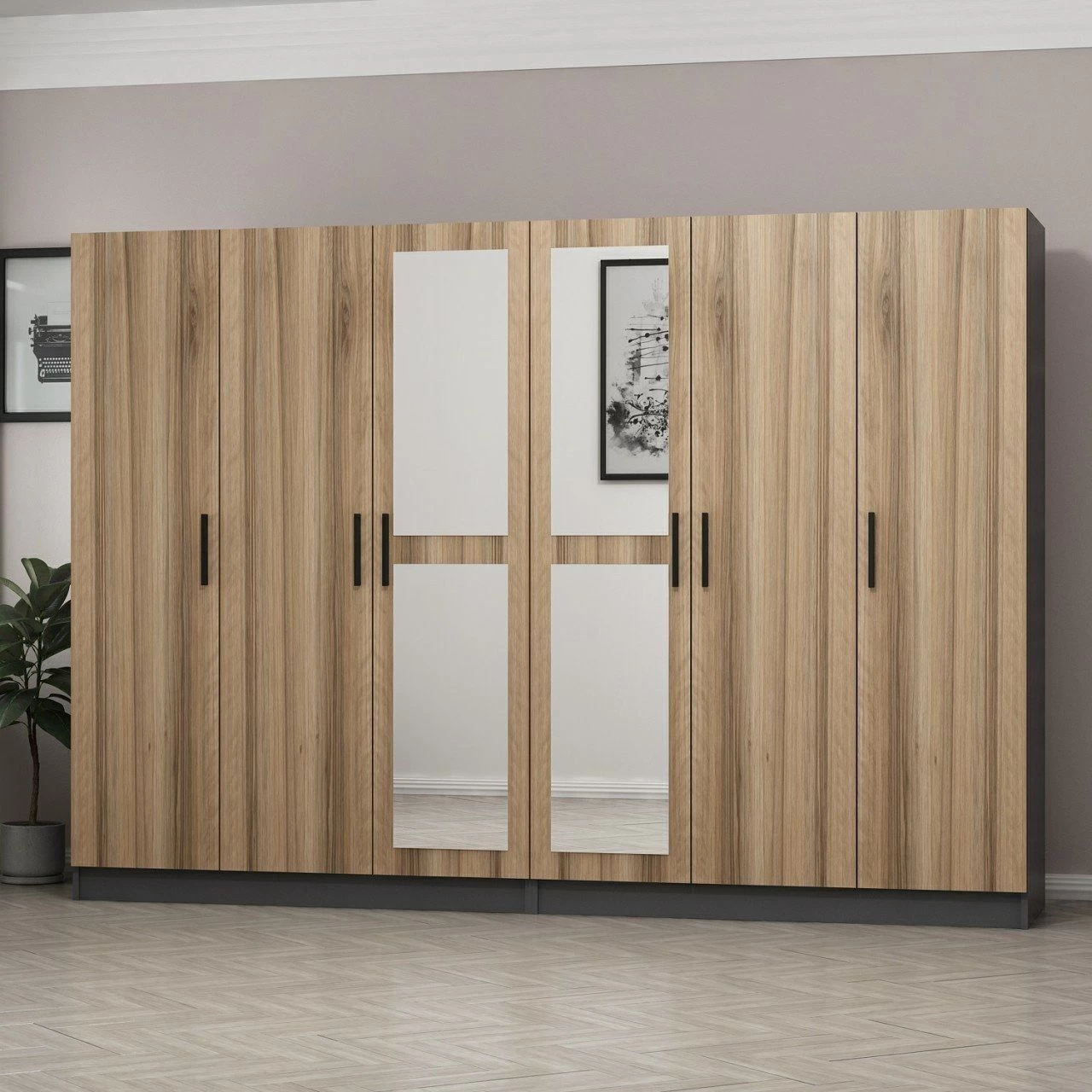 Woody Fashion Tweepersoonskast | 100% Melamine | Dore - Afbeelding 7