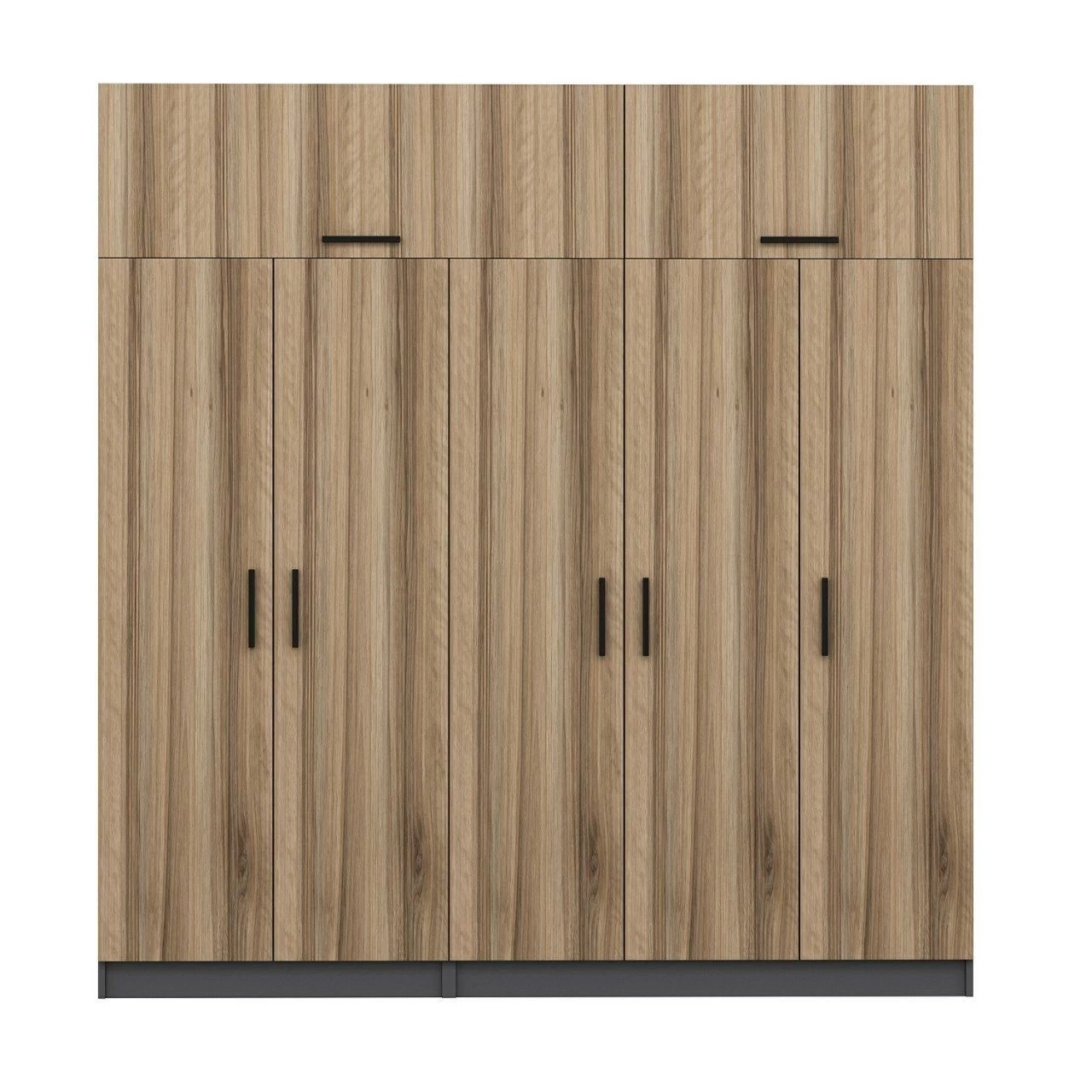 Woody Fashion 100% Gemelamineerde Garderobekast, 18mm, 225x255x52cm, Dore - Afbeelding 5