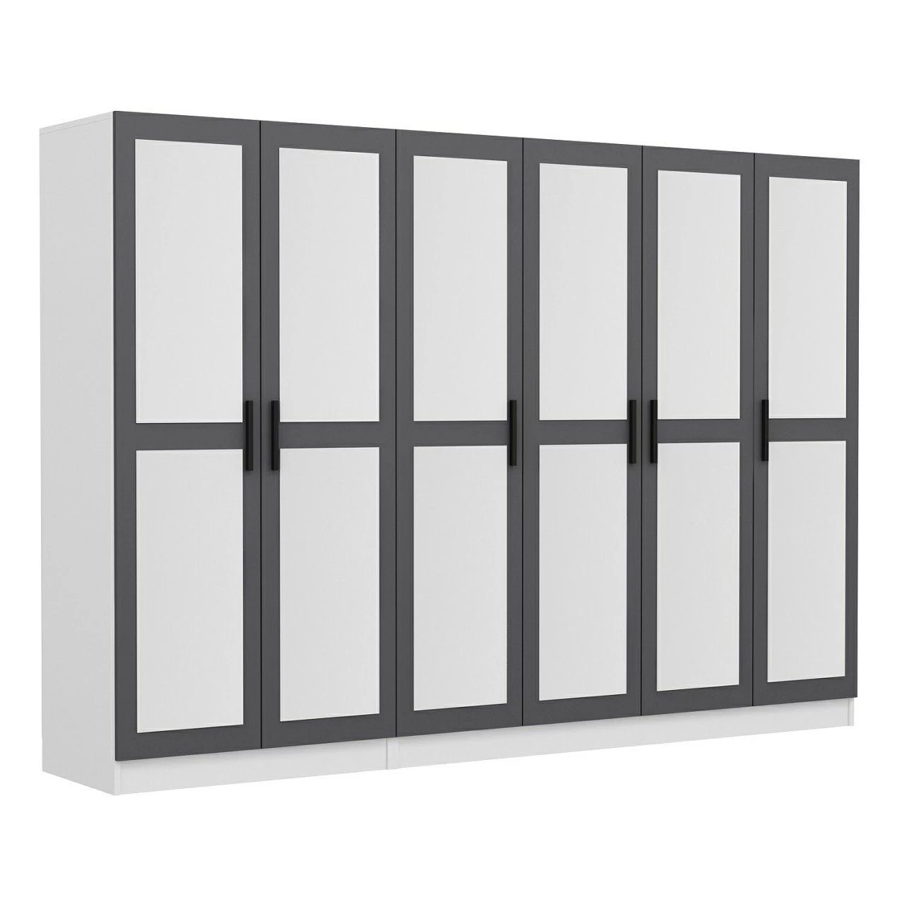 Woody Kledingkast | Antraciet | 270x190x52 Cm - Afbeelding 4