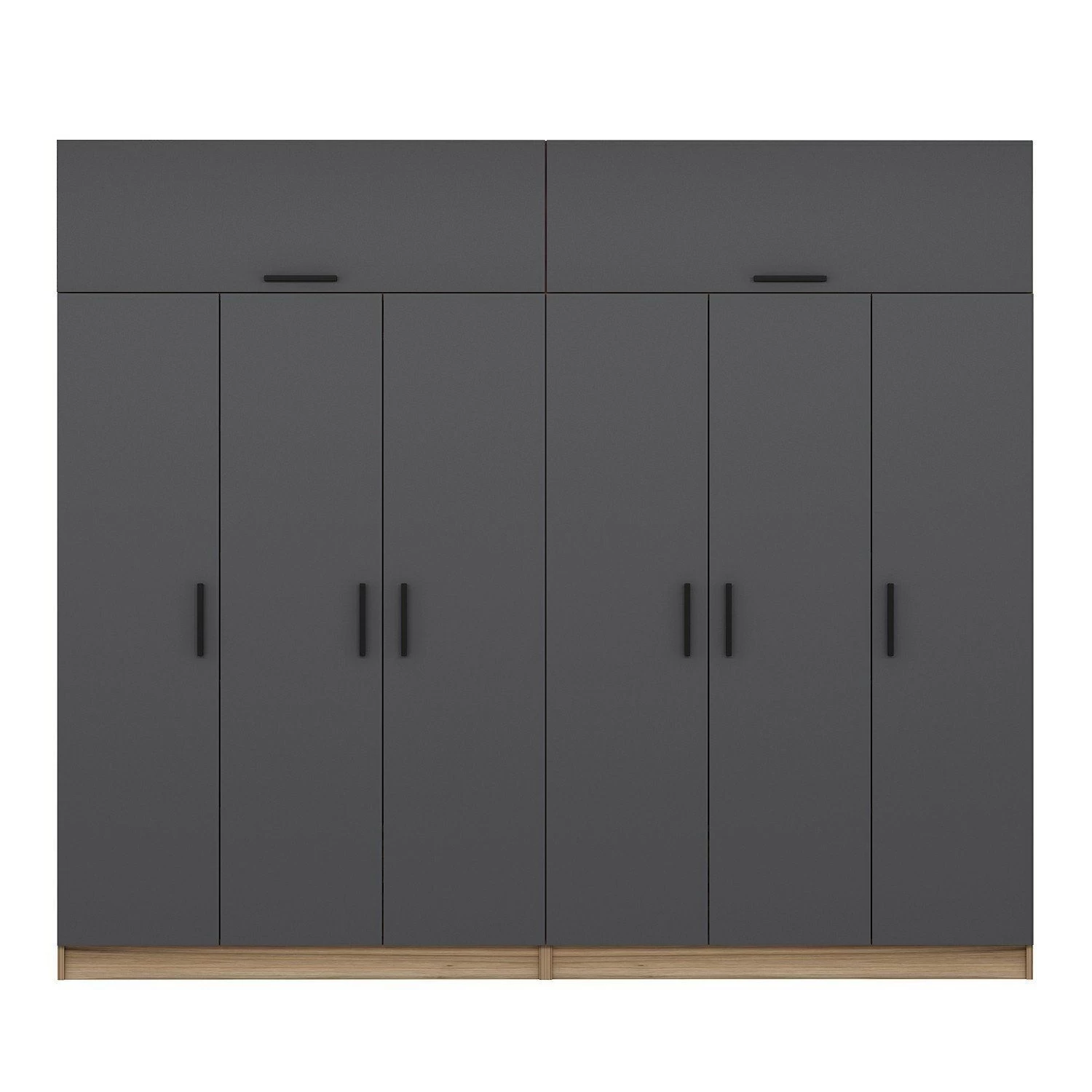 Woody Fashion Antraciet Kledingkast | Ruim En Stijlvol - Afbeelding 3