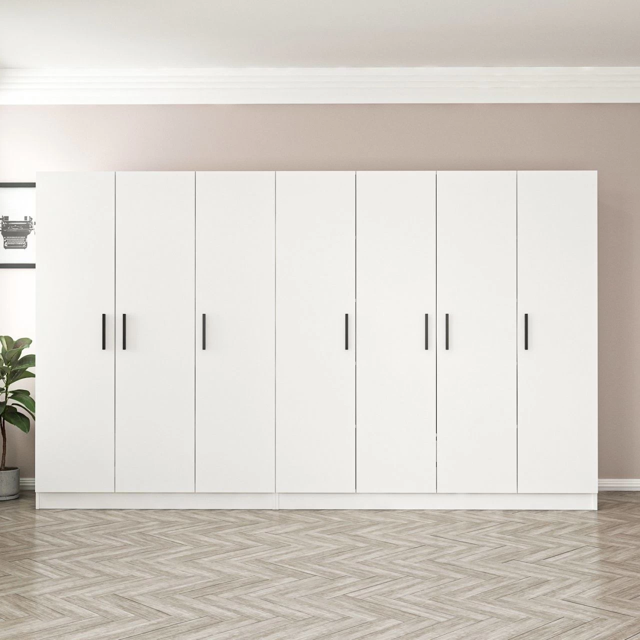 Woody Fashion - 100% Gemelamineerde Garderobekast - Wit