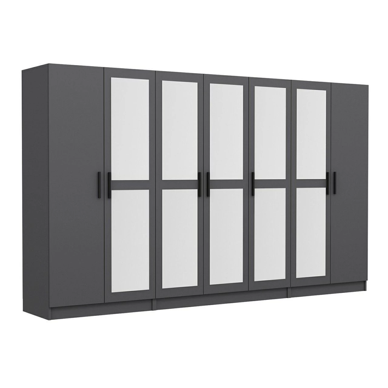 Woody Kledingkast | Antraciet | 100% Melamine - Afbeelding 4