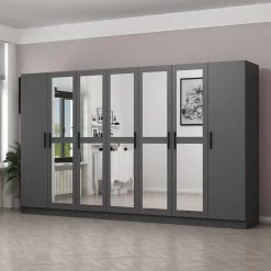 Stijlvolle Woody Fashion Garderobe In Antraciet".