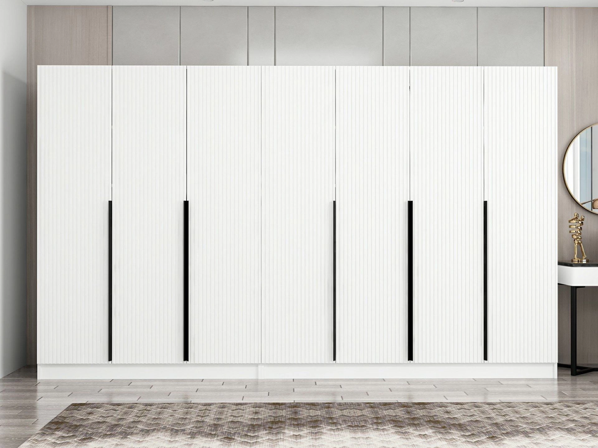 Woody Fashion Melamine Garderobekast | 18mm Dik | Wit - Afbeelding 8