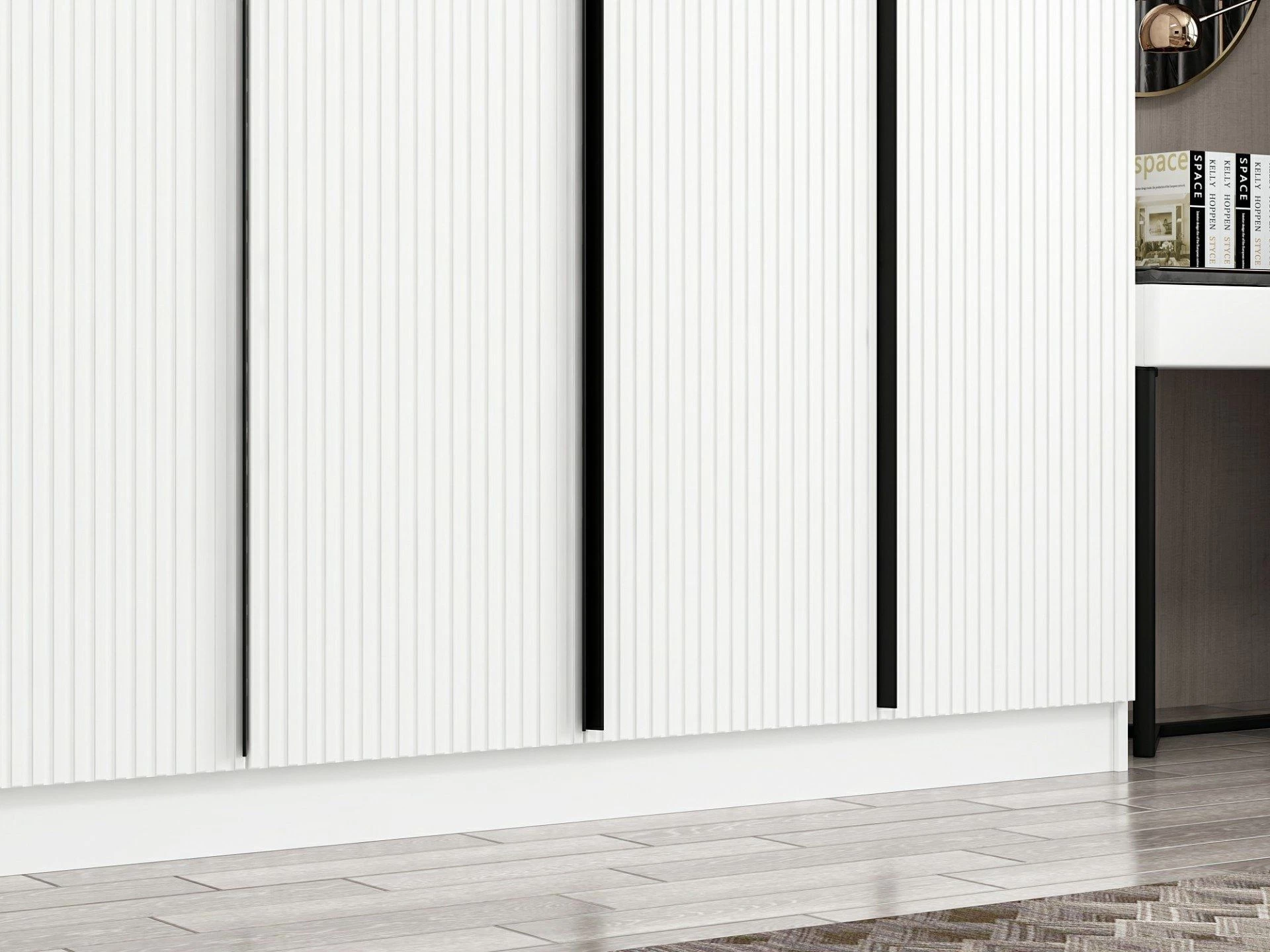 Woody Fashion Melamine Garderobekast | 18mm Dik | Wit - Afbeelding 6