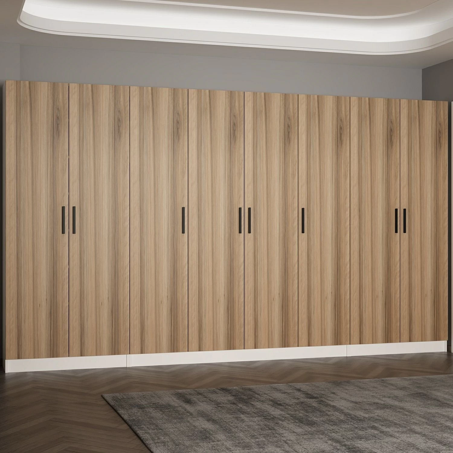 Stijlvolle Woody Fashion Zaalstandaard | Walnoot | 100% Melamine | 18mm Dik