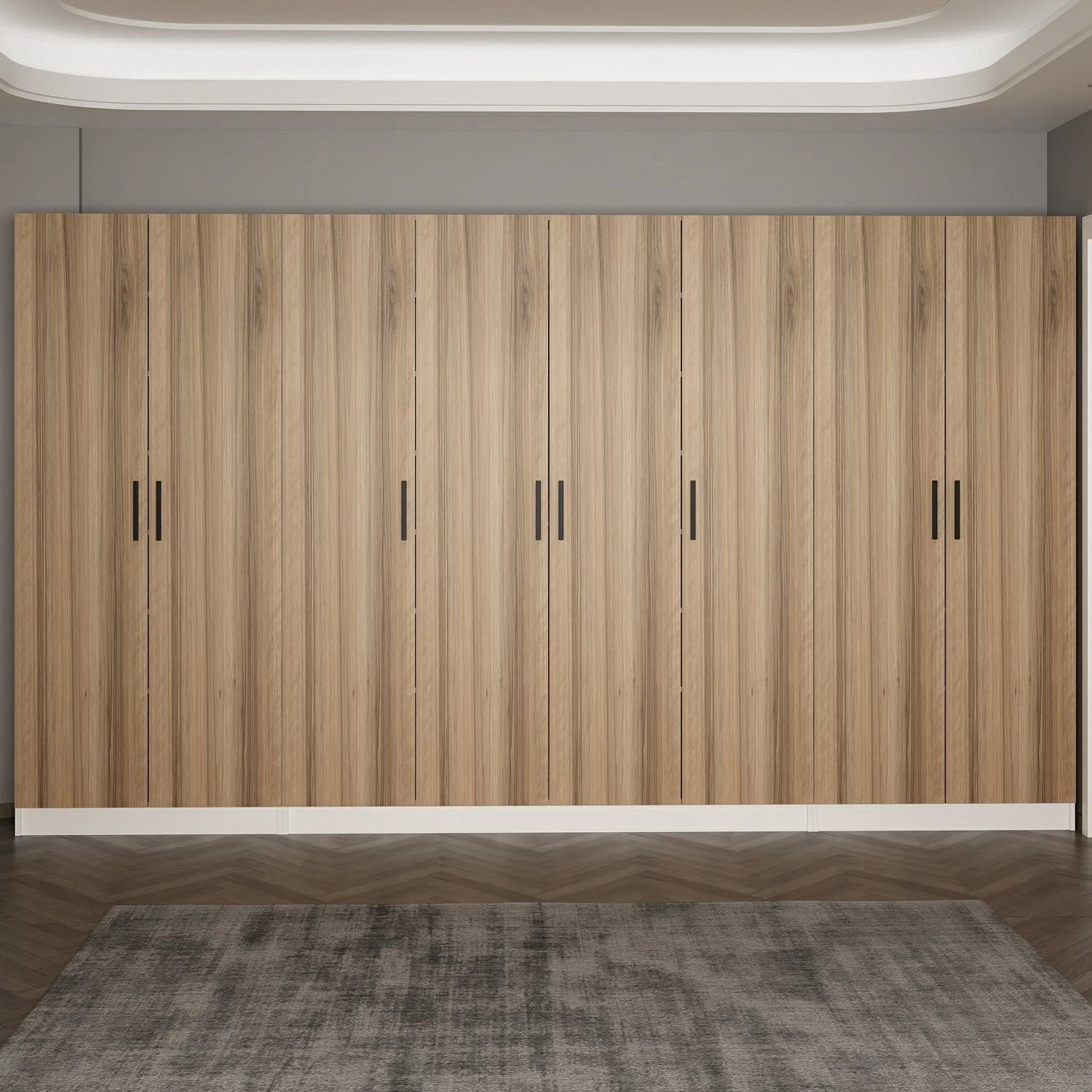 Stijlvolle Woody Fashion Zaalstandaard | Walnoot | 100% Melamine | 18mm Dik - Afbeelding 6