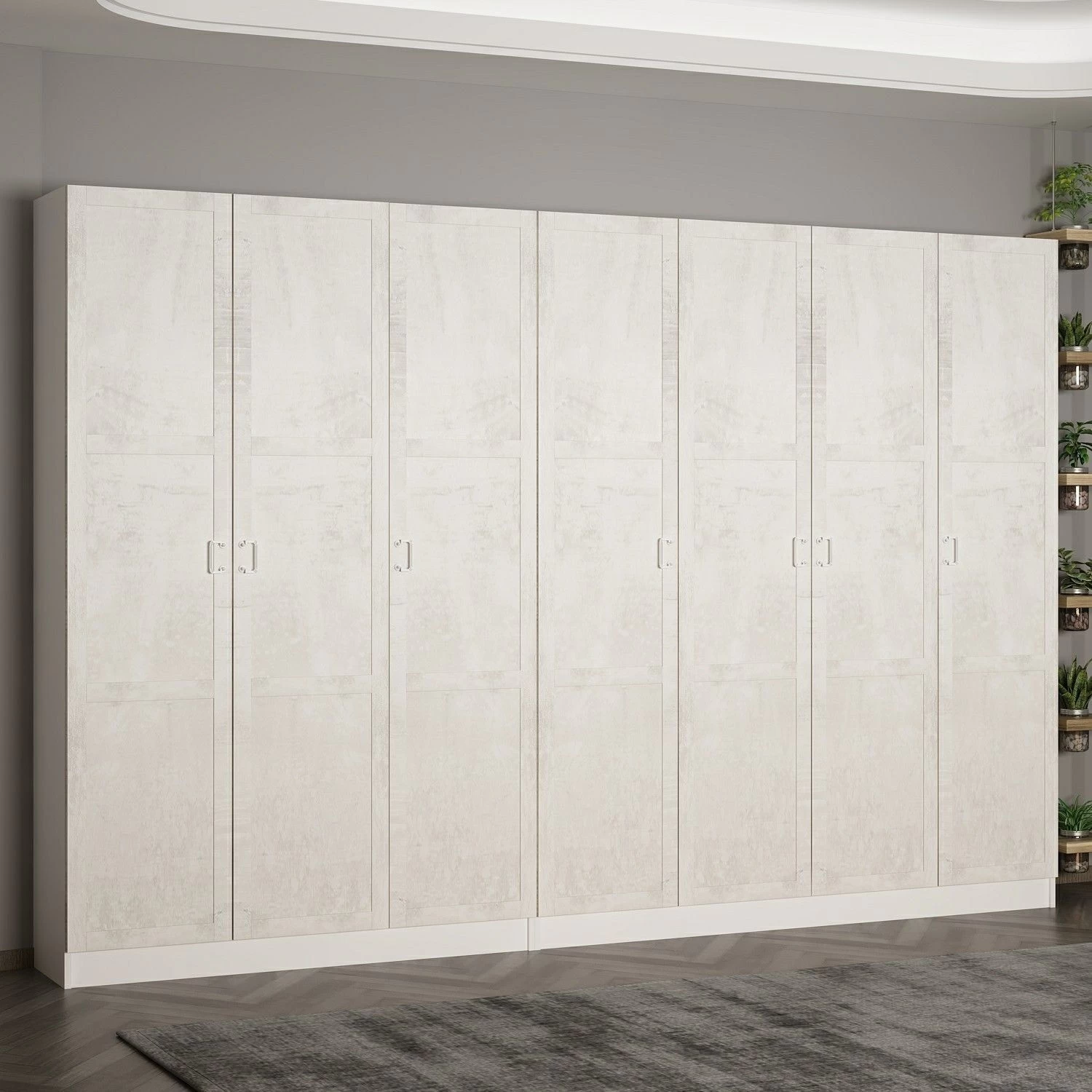 Woody Fashion Halstandaard | Wit | 315x210x35 Cm