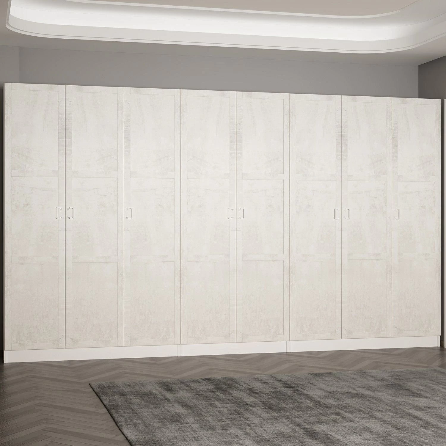 Woody Fashion Zaalstandaard | Wit Melamine Gecoat | 18mm Dikte