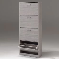 Schoenenkast Carini 4 Laden - Grijze Eik