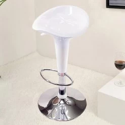 Set Van 2 Barstoelen Elvis - Wit