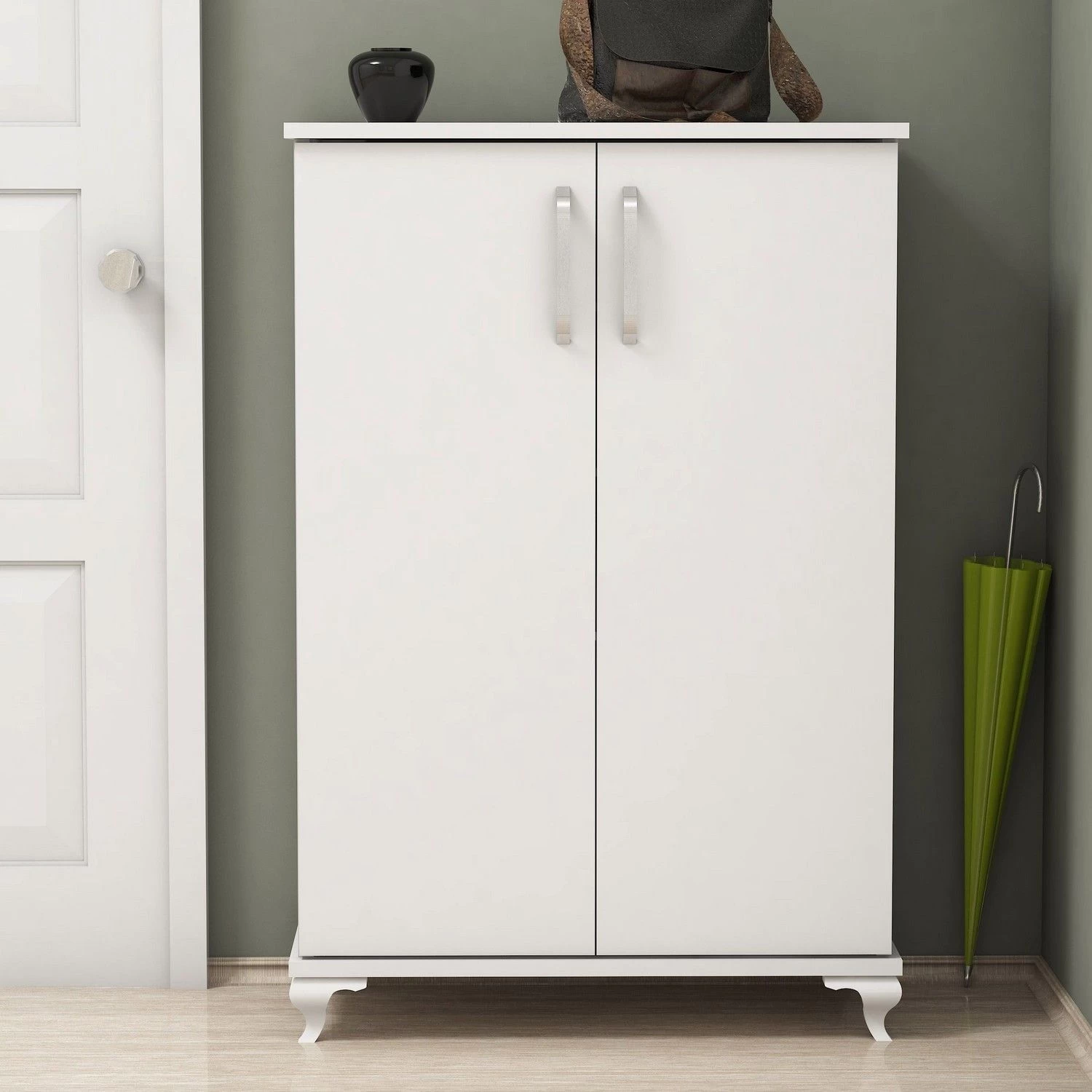 Almaren Schoenenkast | 18mm Melamine | 72x100x32 Wit - Afbeelding 4