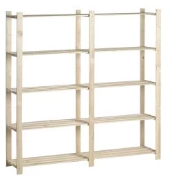 Houten Opbergrek Dubbel 30 Kg