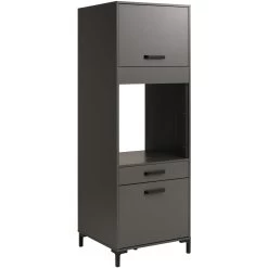 Ovenkast Moove 63cm, 2 Deuren - Grijs