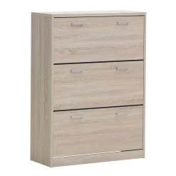 Schoenenkast Spacio 3 Laden - Sonoma Eik