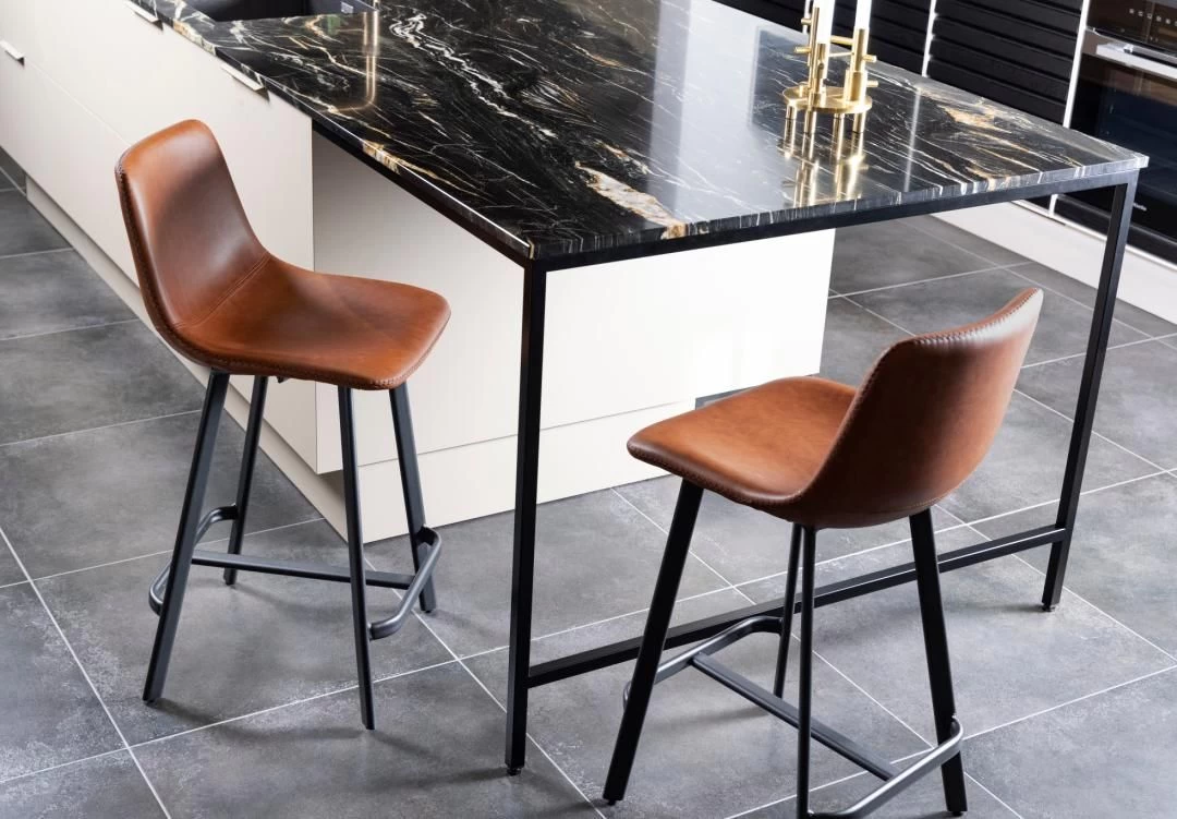 Barstoel Origi - Bruin/zwart - Afbeelding 6