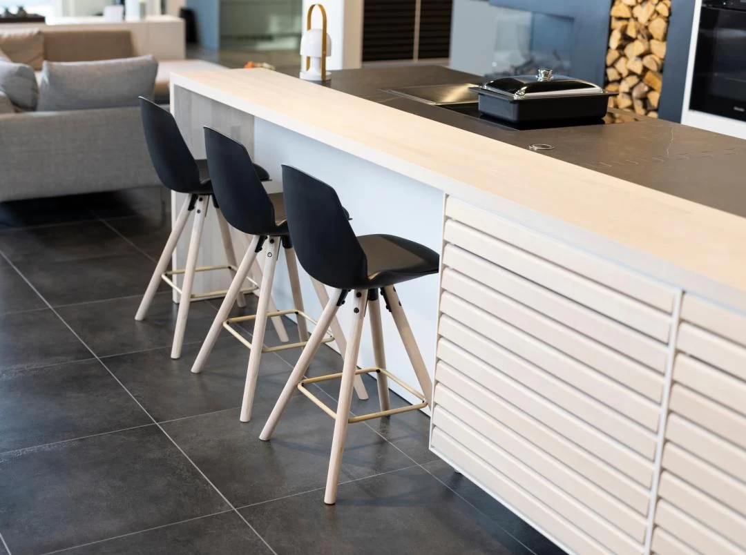 Counterstoel Sammy - Zwart/beige - Afbeelding 9