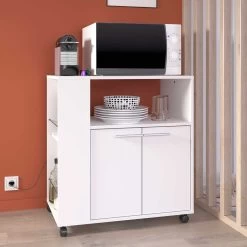 Keukenkast Citty 75cm, 2 Deuren - Wit