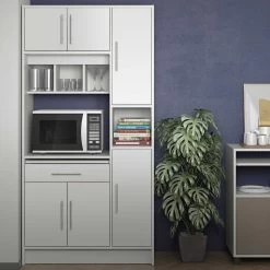 Keukenkast Liana Voor Magnetron - Wit