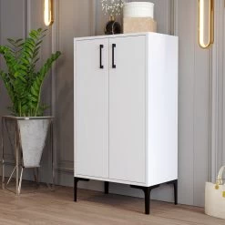 Witte Schoenenkast | Woody Mode | 100% Melamine | 18mm Dikte