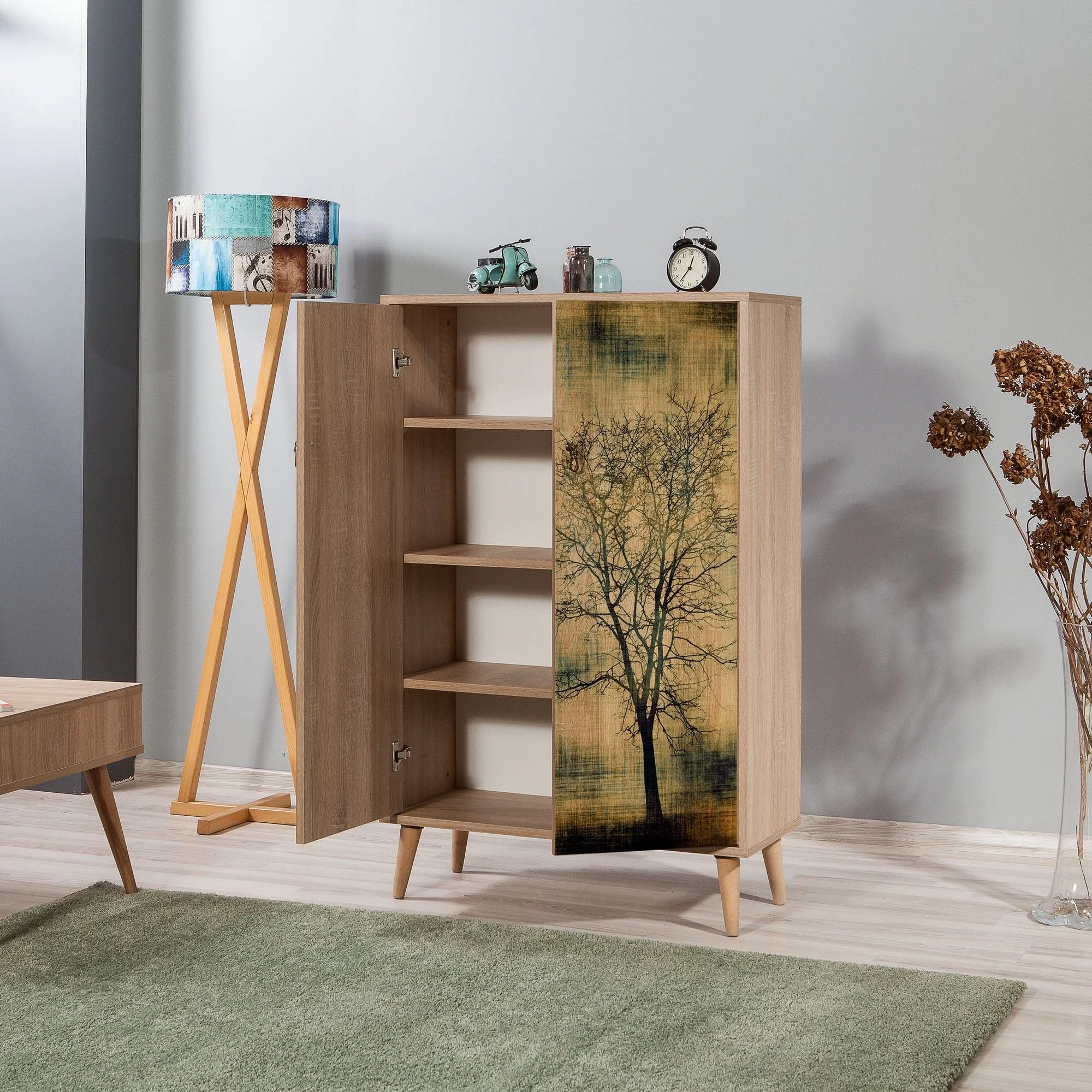 Multifunctionele Kast Vella | 100% Melamine | Sonoma Eik - Afbeelding 5