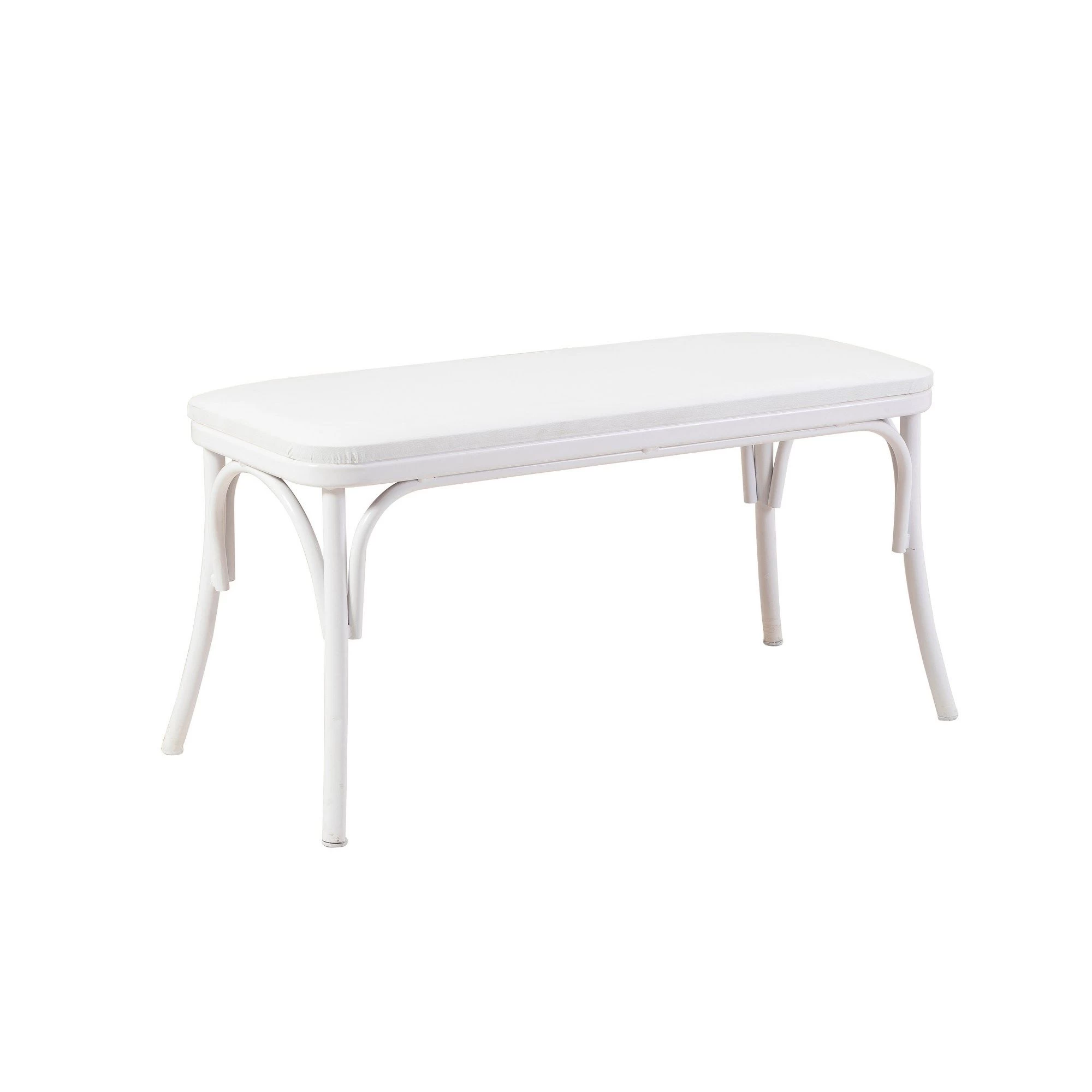 Bank Vella | 100 X 49 X 41 Cm | Kunstleer | Wit - Afbeelding 3