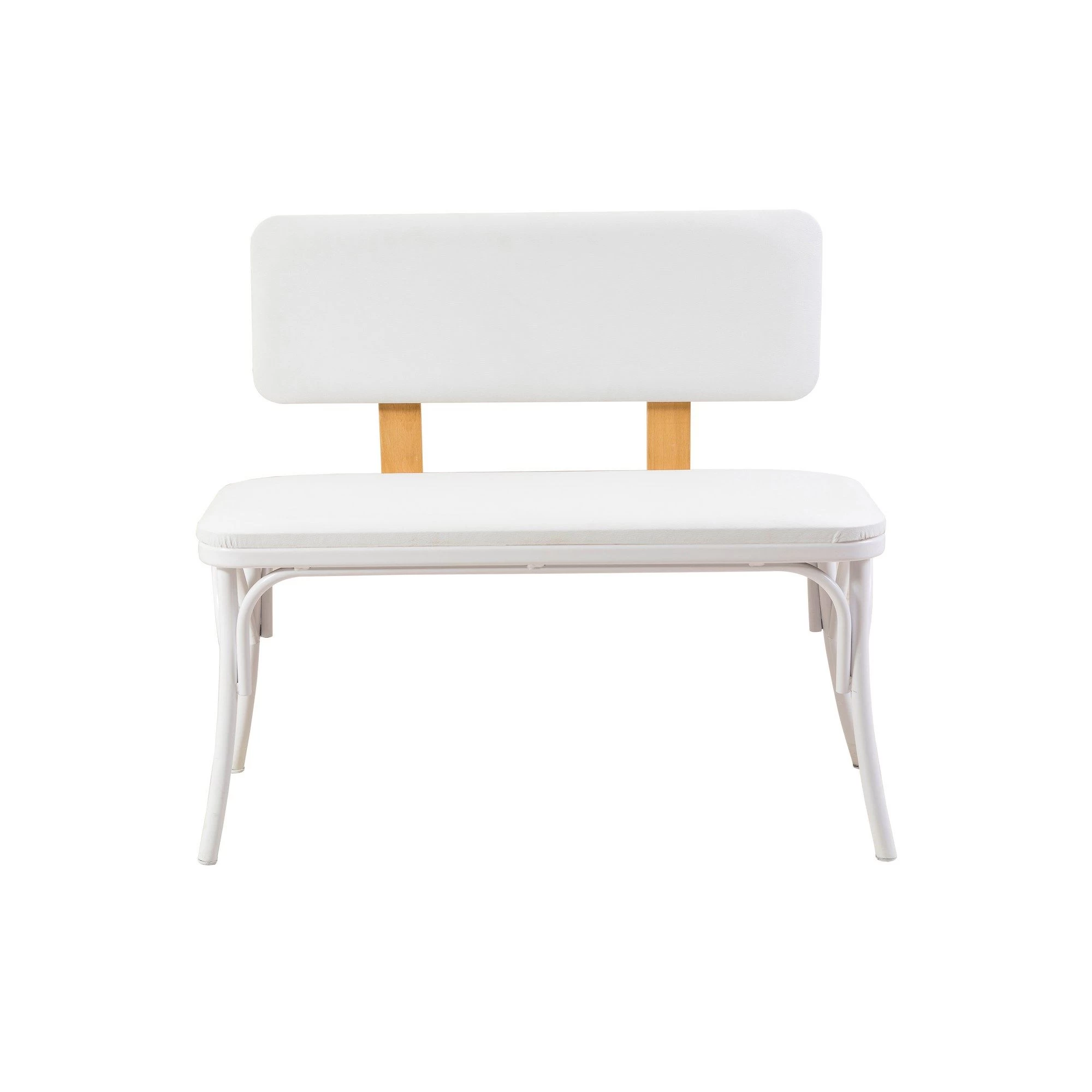 Bank Vella | 100 X 53 X 85 Cm | Kunstleer | Wit