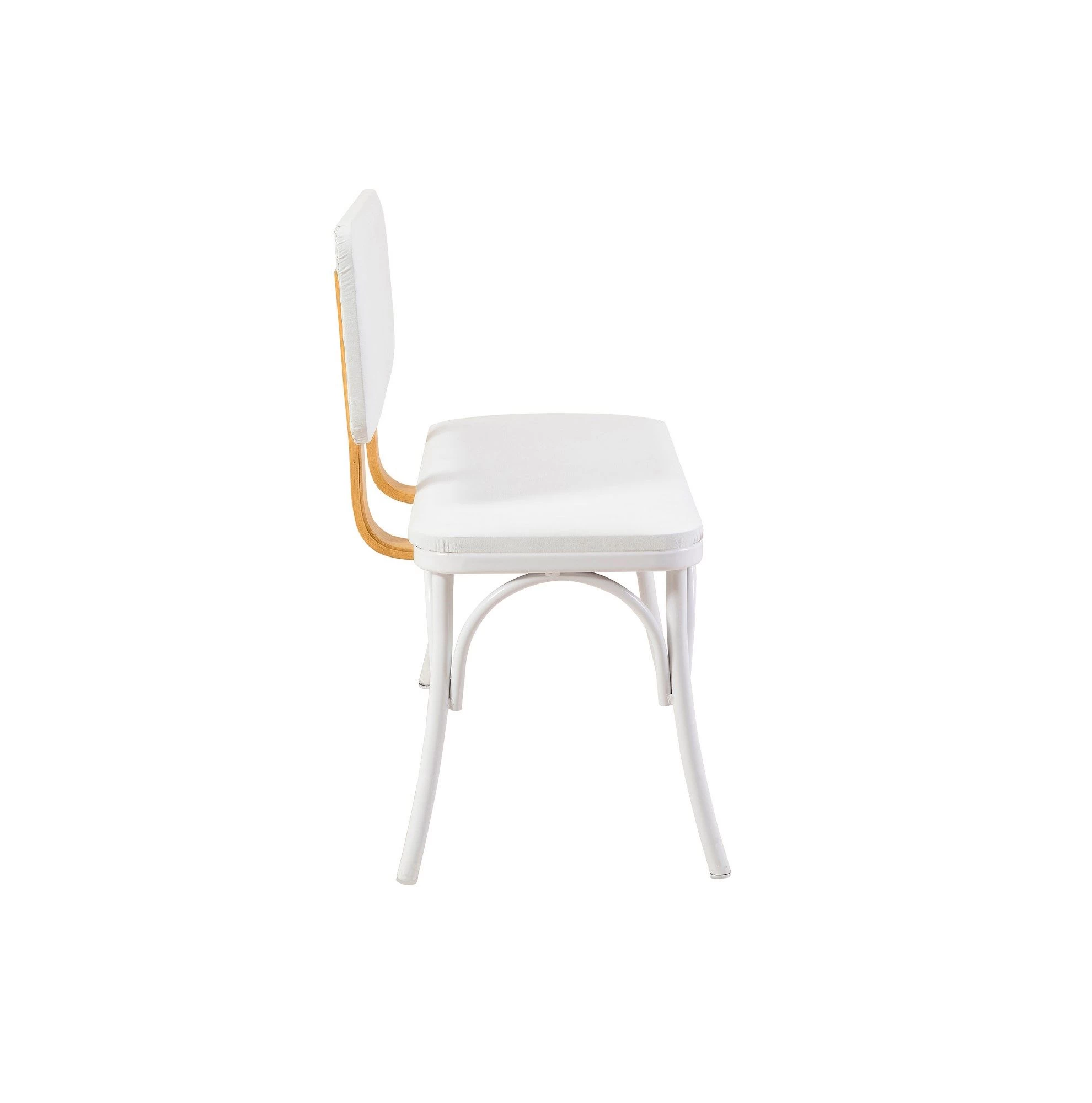 Bank Vella | 100 X 53 X 85 Cm | Kunstleer | Wit - Afbeelding 5