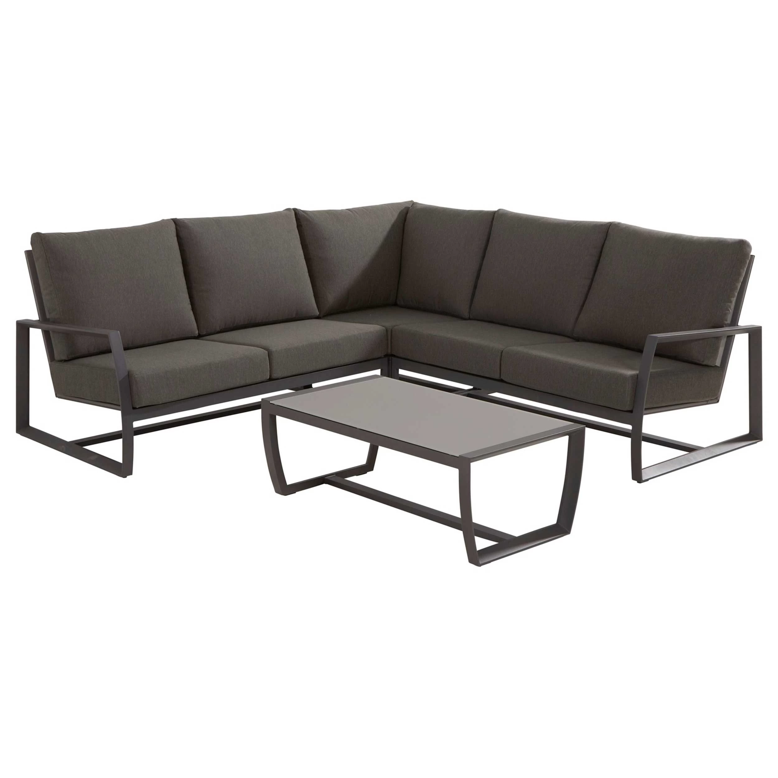 Salontafel Voor Buiten Maurus 110x60cm - Antraciet - Afbeelding 2