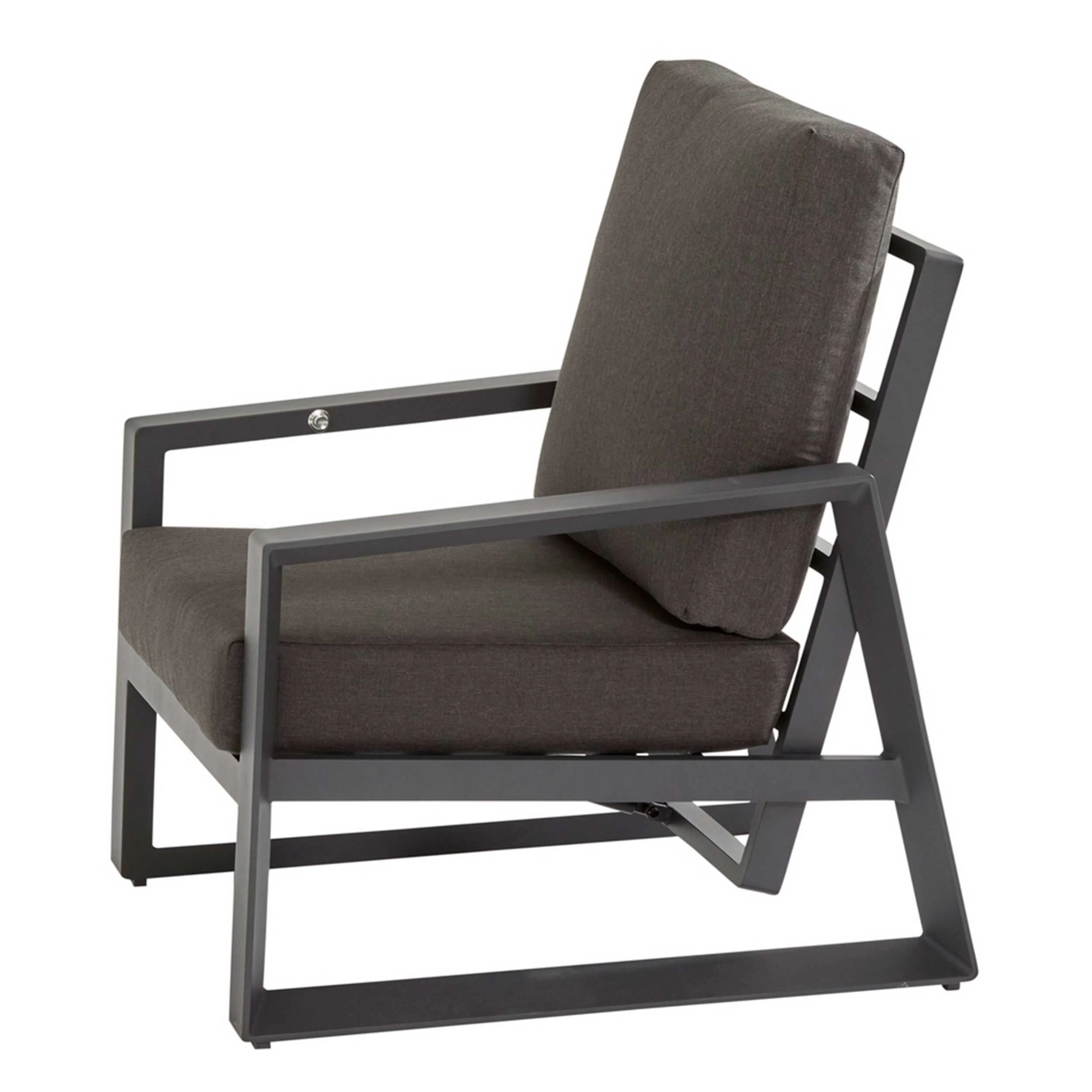 Fauteuil Voor Buiten Lida - Antraciet - Afbeelding 8